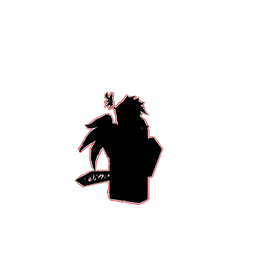 backwards sil — Roblox avatar pose by @chipte