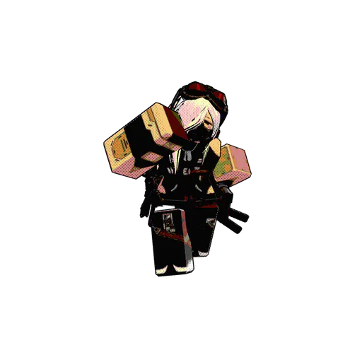 cheeky smirk — Roblox avatar pose by @m3mple