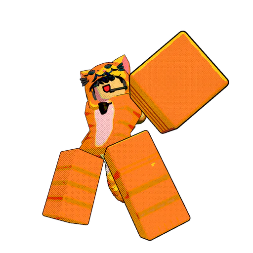 comic book artwork — Roblox avatar pose by @birdguy223