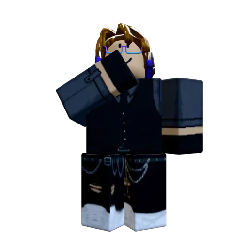 Confident Hand-on-Chin — Roblox avatar pose by @jokuraiiw