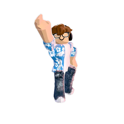 Confident Hand Raise — Roblox avatar pose by @fab