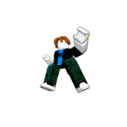 Dramatic Uppercut Stance remix — Roblox avatar pose by @univic_xd
