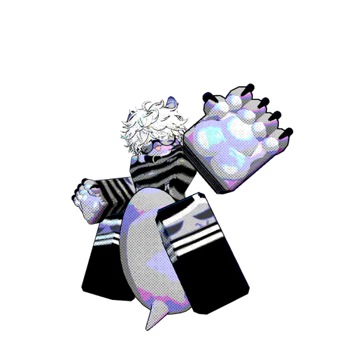 Dramatic Uppercut Stance remix remix — Roblox avatar pose by @draven_fox