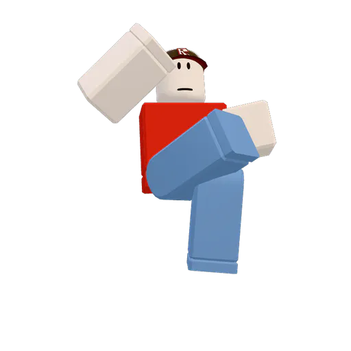 Dynamic Action Leap — Roblox avatar pose by @wrio_therealone