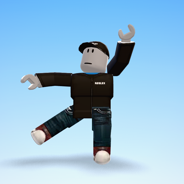 Dynamic Action Leap — Roblox avatar pose by @diversified