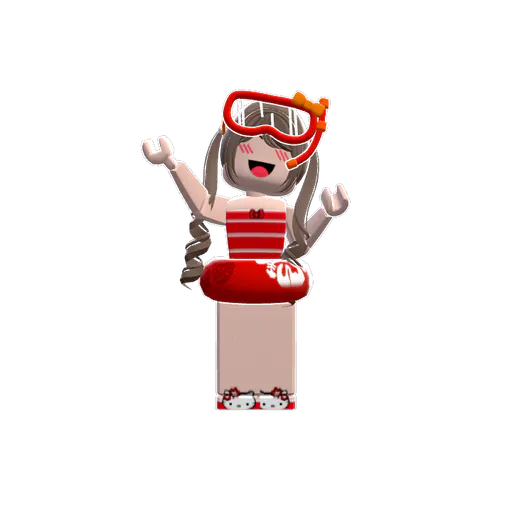 Joyful Standing Arms Up — Roblox avatar pose by @ibookiko
