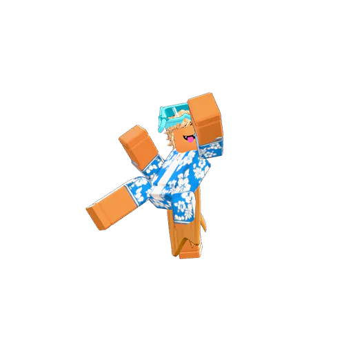 Jumping with Excitement — Roblox avatar pose by @titanic