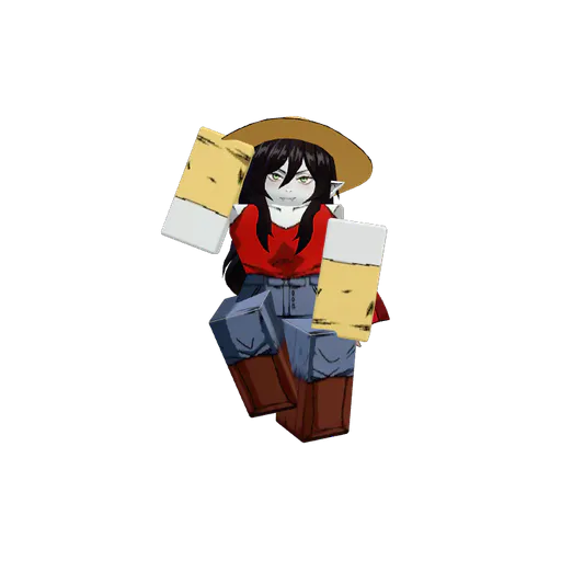 marceline holding hat — Roblox avatar pose by @hyper