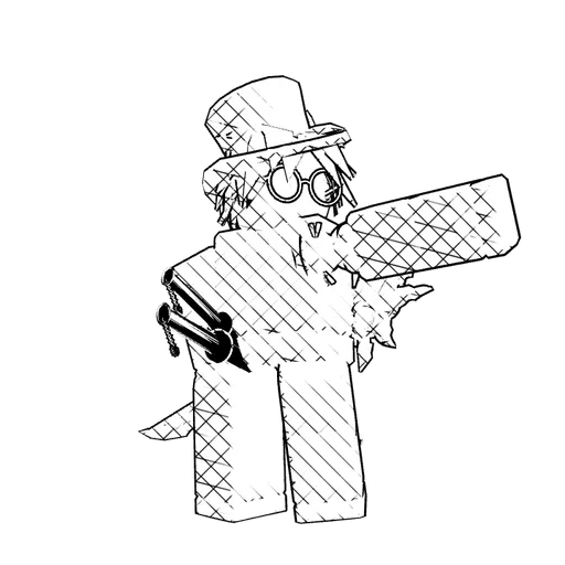 Objection remix — Roblox avatar pose by @error