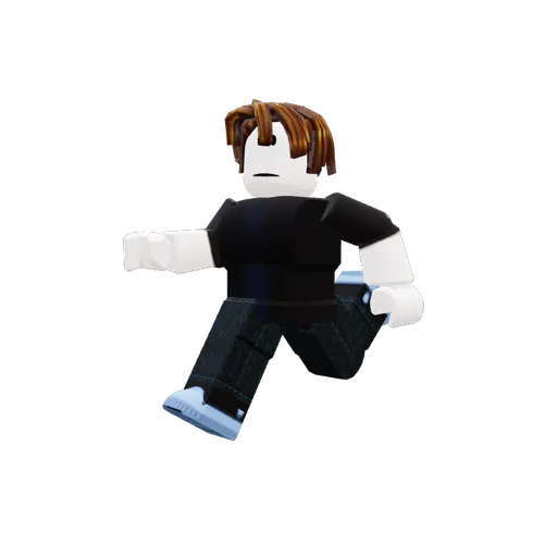 running — Roblox avatar pose by @renderbux