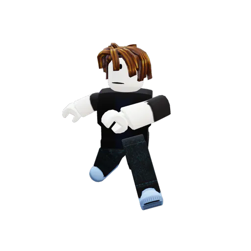 Running from something — Roblox avatar pose by @yin
