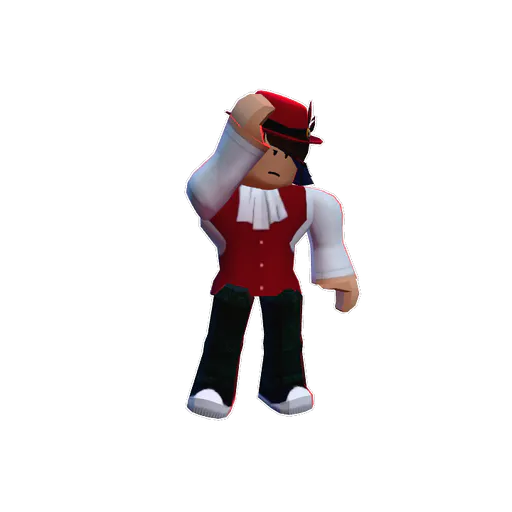thought — Roblox avatar pose by @chipte