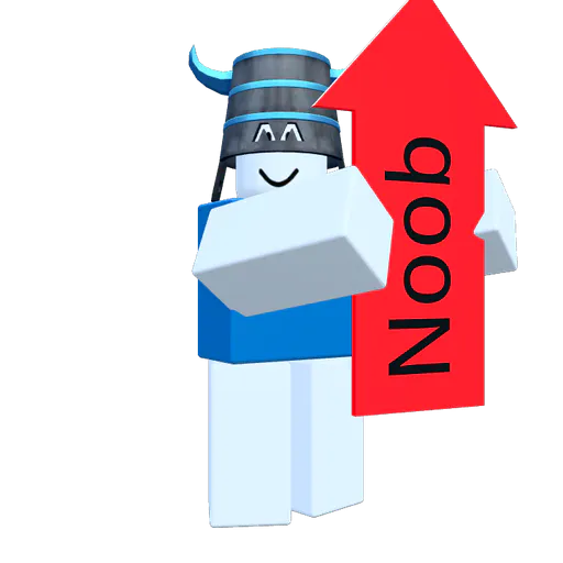 Upwards noob sign — Roblox avatar pose by @bucket